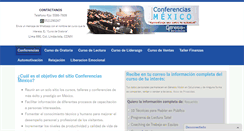 Desktop Screenshot of conferenciasmexico.com