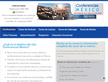 Tablet Screenshot of conferenciasmexico.com